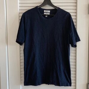 COS Men's Deep Blue Short Sleeve Shirt